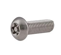 Haroar 1/2 Uds M8x12mm ~ 60mm SUS304 Acero Inoxidable Seis lóbulos con Pasador Tornillos de Cabeza Ovalada Tornillo de Seguridad antirrobo(1Pc M8x25)