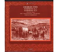 Harold Farberman / New Philharmonia Orchestra - Symphonies Nos. 3 & 4 - Charles Ives New Philharmonia Orchestra Harold Farberman LP