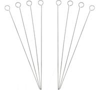 Harold Import Co. 43179/2 - Pinchos reutilizables para barbacoa y parrilla (38 cm de largo)