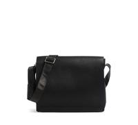 Harold's Campo Bolso de mensajero negro, cuero, mujer