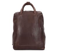 Harold's Caugio Mochila de negocios Piel natural 37 cm Compartimento para el portátil marrón