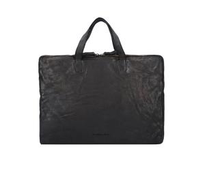 Harold's Submarine Maletín Piel 36 cm negro