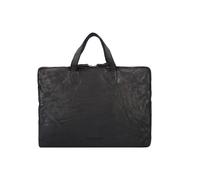 Harold's Submarine Maletín Piel natural 36 cm negro