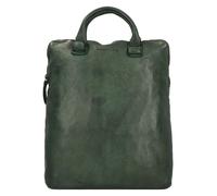 Harold's Submarine Mochila urbana Piel natural 33 cm Compartimento para el portátil verde