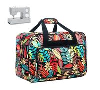 Haroranax Funda de transporte para máquina de coser, bolsa de transporte universal con bolsillos y asas, adecuada para la mayoría de cantantes estándar, hermano, Janome (negro)
