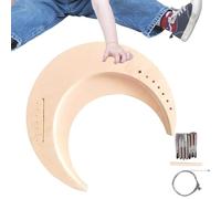 Harp de lira de bricolaje de madera - kit de fabricación de liras para principiantes y adultos | Portátil Construye tu propio conjunto de instrumentos Lyre, Craft Harp con c