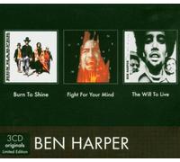 Harper,Ben - Coffret 3 CD : Burn to shine / Fight for your mind / Will to live