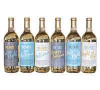 Harper & Ivy Designs - Etiquetas y pegatinas para el primer hito de la mamá, ideal como regalo para baby shower y embarazo, para mamá o para ella, 6 unidades