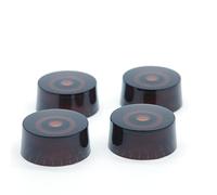 harpfeas Juego de 4 pomos de control de tono de volumen para guitarra eléctrica, compatibles con Les Paul LP Style Electric Guitar Parts Parts (ámbar)