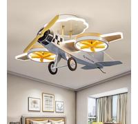 Harpochten Chambre D'Enfants Plafond Lumière Led Avion Plafond Lampe Dimmable Avec Télécommande Pendentif Lumière Garçons Modernes Filles Lampes de Chambre À Coucher Salon Étude Salle À Manger Chande