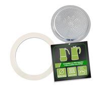 Harren24 Filtro y junta para cafetera espresso, compatible con la cafetera espresso Bialetti para 1 ó 2 tazas, Ø exterior 53 mm, 5,3 cm, Ø interior 47 mm, 4,7 cm, junta de recambio