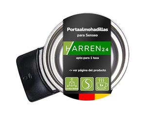 Harren24 Portacápsulas CRP100/01 Soporte para dosis de 1 taza compatible con la cafetera de monodosis Philips Viva Cafe, Latte Select, Cappuccino Select, Latte Duo, Quadrante, Twist