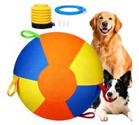 Harresa Herding Ball for Dogs - Giant Inflatable Dog Ball with Handle, Durable Tear-Resistant, Extra Large Interactive Toy for Border Collies & High Energy Pets - Outdoor Exercise & Training (B-45cm)