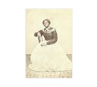 Harriet Tubman 1868 - Póster fotográfico histórico vintage para dormitorio, decoración de pared, oficina, habitación, decoración estética, regalo, sin marco, 30 x 45 cm