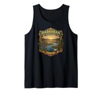 Harriman State Park Idaho - Recuerdo de Pesca con Mosca Camiseta sin Mangas