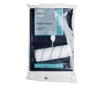 Harris Seriously Good Walls & Ceilings - Juego de rodillos de pelo medio | Incluye bandeja de 7 pulgadas, marco, 1 funda de rodillo de pintura de 7 pulgadas