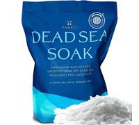HARRIS Yareli Baño De Sal Del Mar Muerto Y Remojo De Pies, Escamas De Baño De Magnesio, Alternativa Más Fuerte A La Sal De Epsom 15 Libras |