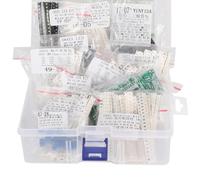 Harrisen 3638pcs SMD DIY Electronic Components Surtido de componentes electrónicos, 1206, 0805, 0603, resistencias, condensadores, LED, PCB, diodos, transistores, potenciómetros