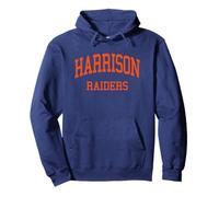 Harrison High School HS West Lafayette EN Retro Deportes Sudadera con Capucha