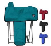 Harrison Howard 600 Denier impermeable Western cubierta de sillín - verde azulado