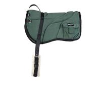 Harrison Howard Almohadilla de diseño ergonómico con bolsillos laterales, centro extragrueso para un máximo apoyo, antideslizante, viene con contorno a juego, color verde cazador