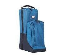 Harrison Howard Bolsa alta para botas ecuestres, bolsa de viaje para guardar casco, accesorios de látigo de caballo, bolsa de almacenamiento para botas, color azul
