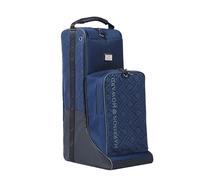 Harrison Howard Bolsa alta para botas ecuestres, bolsa de viaje para guardar casco, accesorios de látigo de caballo, bolsa de almacenamiento para botas, Azul marino, Moderno