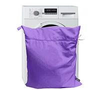 Harrison Howard Bolsa de lavado para mascotas, perro, gato, caballo, bolsa de lavandería para alfombras, sábanas, botas, mascotas, ayudante de lavandería, Jumbo 48 L 78 cm x 70 cm, Light Purple