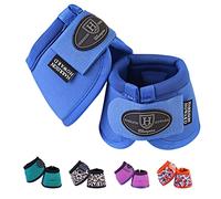 Harrison Howard Botas de campana de caballo Overreach No Giro Botas de campana protectoras-Azul