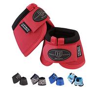 Harrison Howard Botas de campana sin giro para caballo-rojo