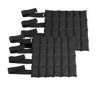 Harrison Howard Botas de hielo para caballo vendidas en pares, color negro