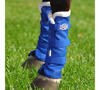 Harrison Howard Botas de vuelo de caballo con protección de verano con ribete de forro polar para eliminar el roce cómodas y ventiladoras protectores de pierna de malla se venden en par