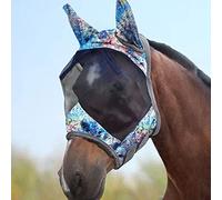 Harrison Howard CareMaster - Máscara de Mosca para Caballos, estándar, con Orejas, protección UV, para Mezclar Pasteles de Caballos (L)