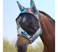 Harrison Howard CareMaster - Máscara de Mosca para Caballos, estándar, con Orejas, protección UV, para Mezclar Pastel de Caballos (M)
