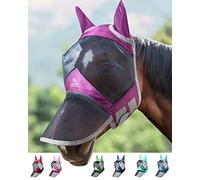 Harrison Howard CareMaster Pro Luminous Máscara Anti-Moscas Protección con Orejas y Nariz Morado(L; Full Size)