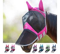 Harrison Howard CareMaster Pro Luminous Máscara Anti-Moscas Protección con Orejas y Nariz Rosa(M; COB)