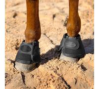 Harrison Howard CareNetic - Botas de campana para caballo (2 unidades), color negro