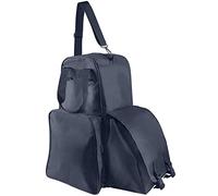 Harrison Howard Equestrian Pack Equipment - Bolsa de transporte multifuncional para botas, casco, látigo de caballo, equipo de equitación, color azul marino
