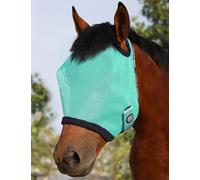 Harrison Howard Máscara antimosca con protección Completa de Malla, protección UV, Borde Acolchado de Forro Polar, Color Menta, L