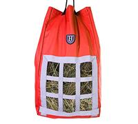 Harrison Howard Premium durable ajustable caballo de alimentación lenta bolsa de heno impermeable gran capacidad rojo