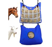 Harrison Howard Premium Durable Heno Caballo Bolsa De Heno De Alimentación Lenta Bolsa De Heno Impermeable 600D Grande Capacidad Tote - Azul