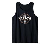 Harrow Northwest London England Coordenadas Label 2C Camiseta sin Mangas