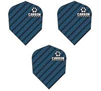 Harrows 10 x Paquetes de 3 Dardos Extra Tough Carbon voli Standard Shape de £13, Negro