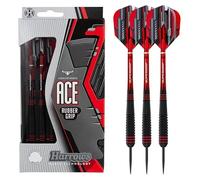 Harrows ACE - Dardos de punta de acero de 20 g, antideslizante, agarre de goma vulcanizada, 20 gramos