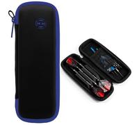 Harrows Blaze - Funda para dardos resistente y duradera de color azul - Puede contener dardos completamente montados
