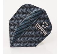 HARROWS - Colas de dardo de carbono (9 unidades, 3 juegos), color azul