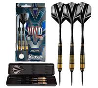 Harrows Football Darts Vivid Black BRASS-25GM, Color l, Talla única (Carta 5017626016587)