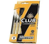 Harrows Dardos de latón Club, Unisex, Dardos de latón, DAB20, Dorado, 20 g