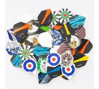Harrows Dart Flights - 25 juegos de plumas de dardos extrafuertes, tecnología de vuelo premium (75 vuelos en total)