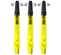Harrows Darts Technology Carbon 360 - Cañas giratorias de carbono (midi, amarillo)